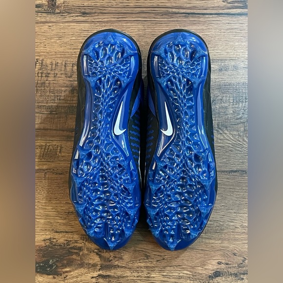 Nike Alpha Menace Pro 2 Mid ‘Black Blue’ (size us mens 12.5) - Picture 6 of 6